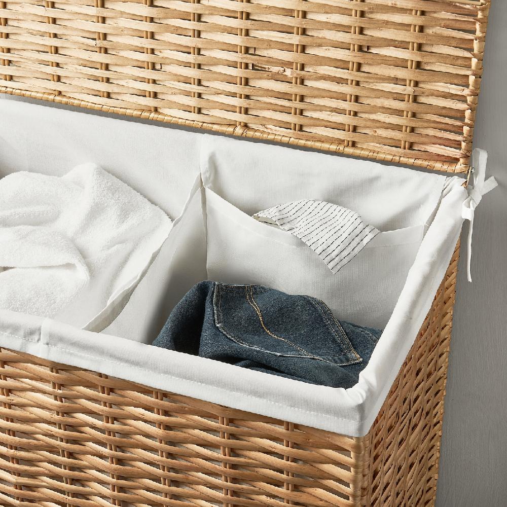 IKEA NATTGIBBA Cesta Per Bucato Salice/fatto A Mano 100 L
