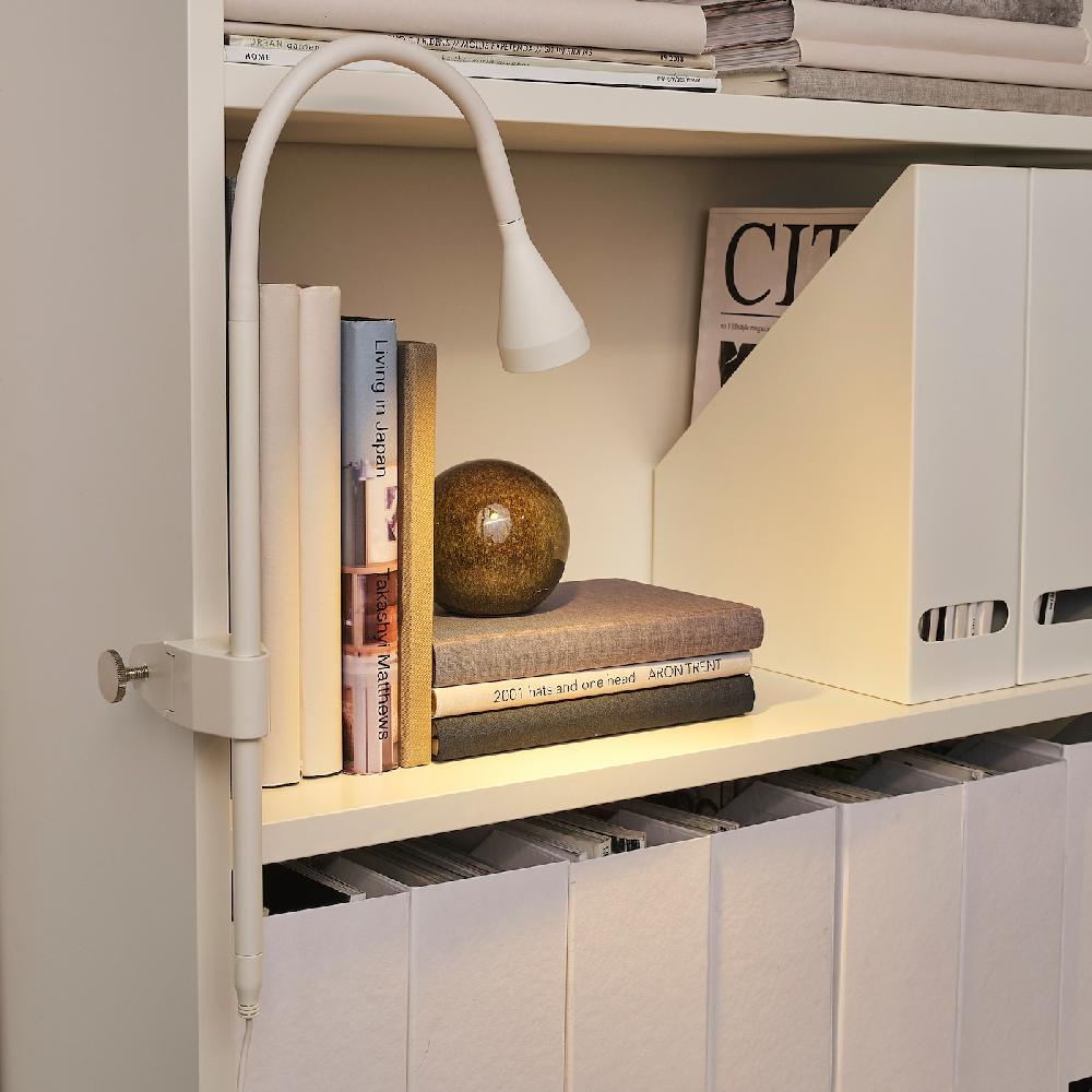 IKEA NÄVLINGE Faretto LED Da Parete/morsetto Bianco