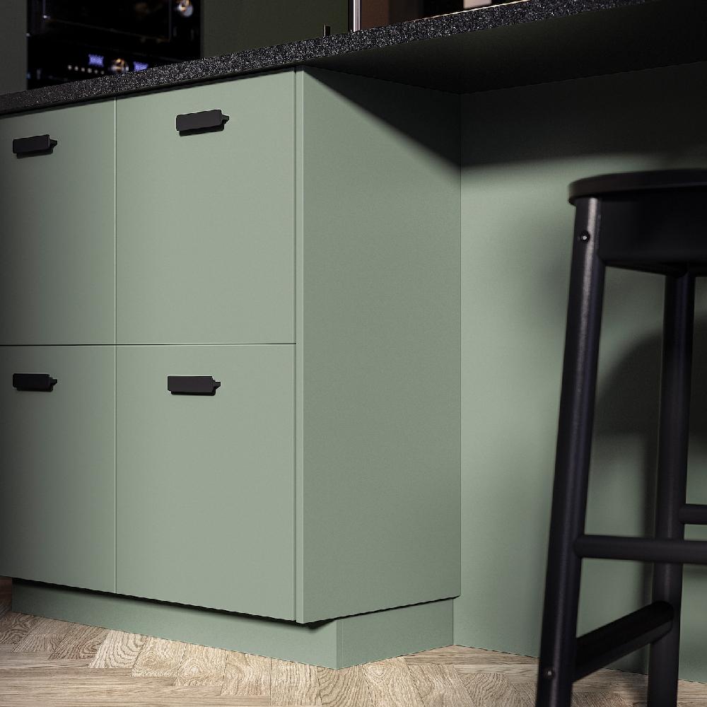 IKEA NICKEBO Rivestimento Laterale Opaco Grigio-verde 39x83 Cm
