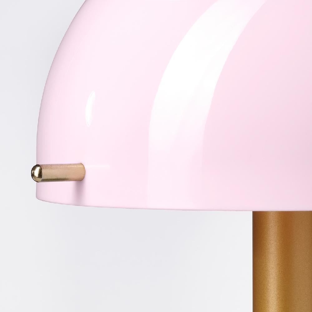 IKEA NÖDMAST Lampada LED Portatile A Batteria Rosa Chiaro/grigio Scuro-verde 26 Cm