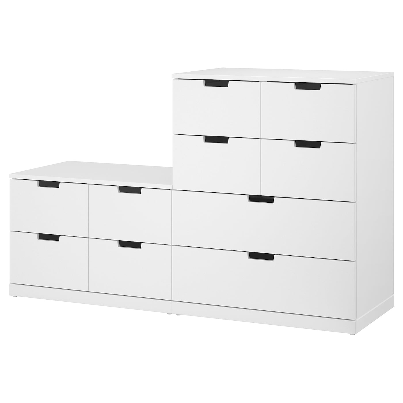 IKEA NORDLI Cassettiera con 10 cassetti bianco 160x99 cm