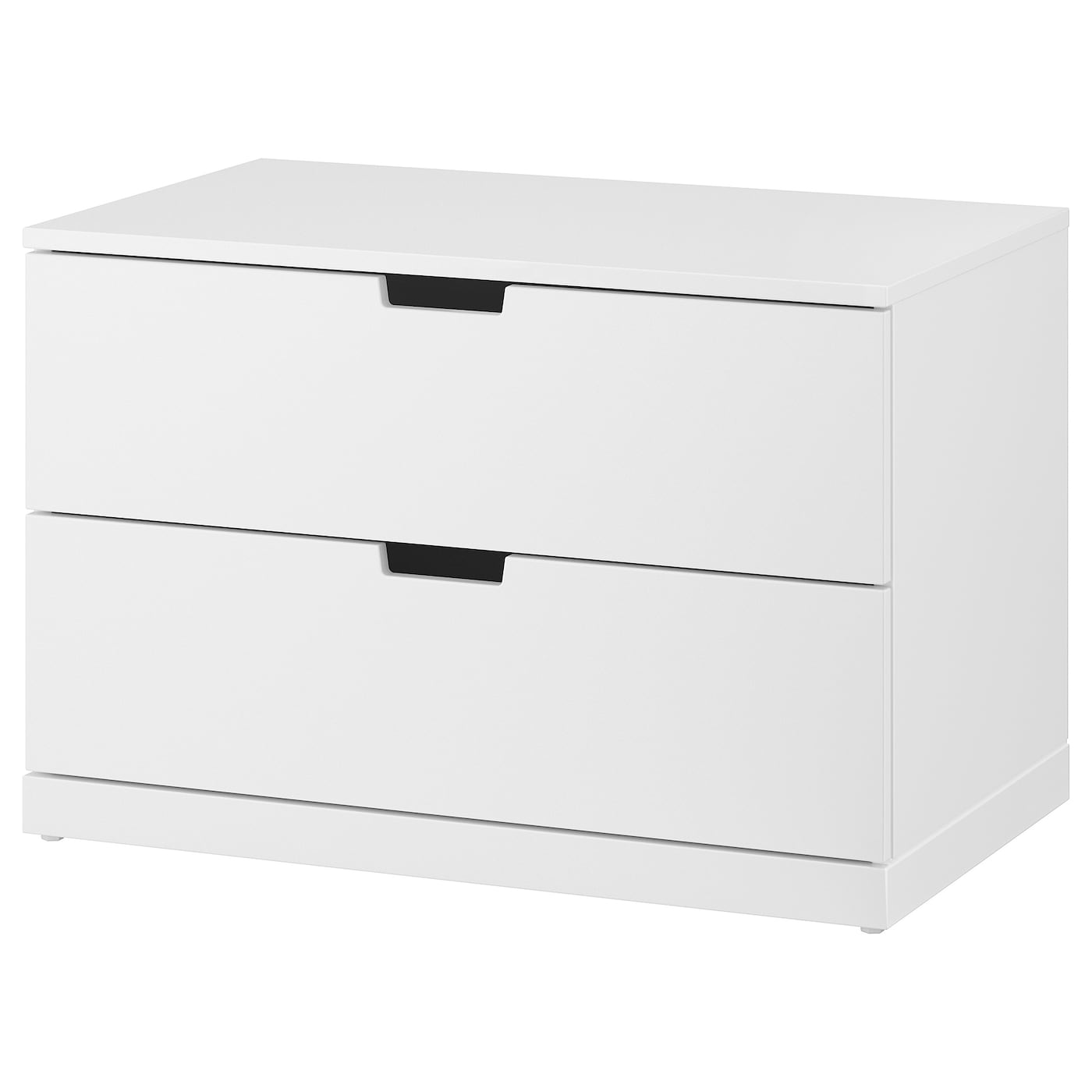 IKEA NORDLI Cassettiera con 2 cassetti bianco 80x54 cm