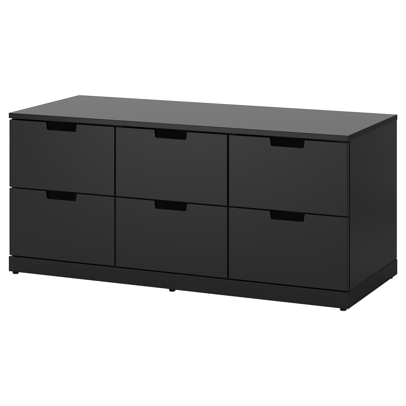 IKEA NORDLI Cassettiera con 6 cassetti antracite 120x54 cm