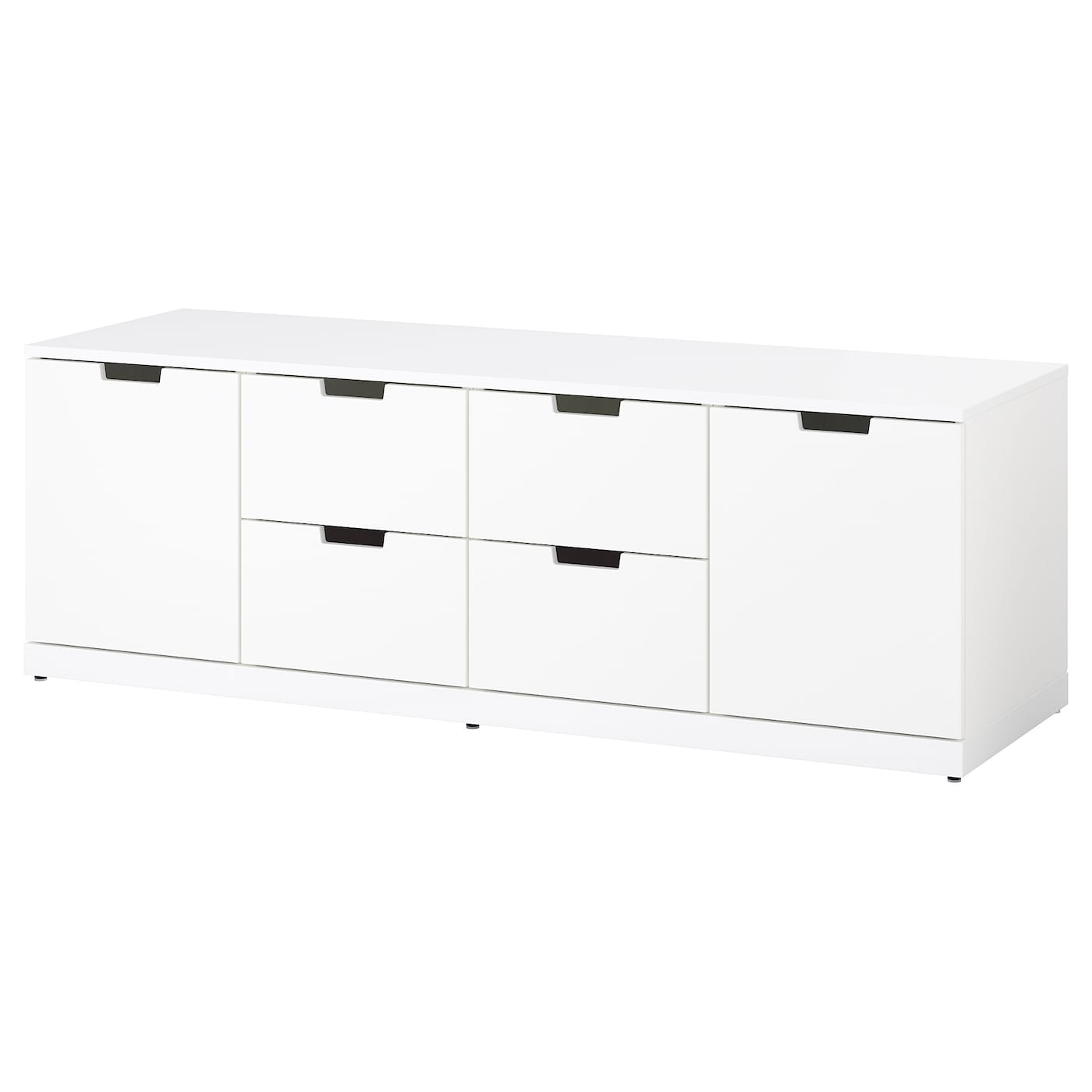 IKEA NORDLI Cassettiera con 6 cassetti bianco 160x54 cm