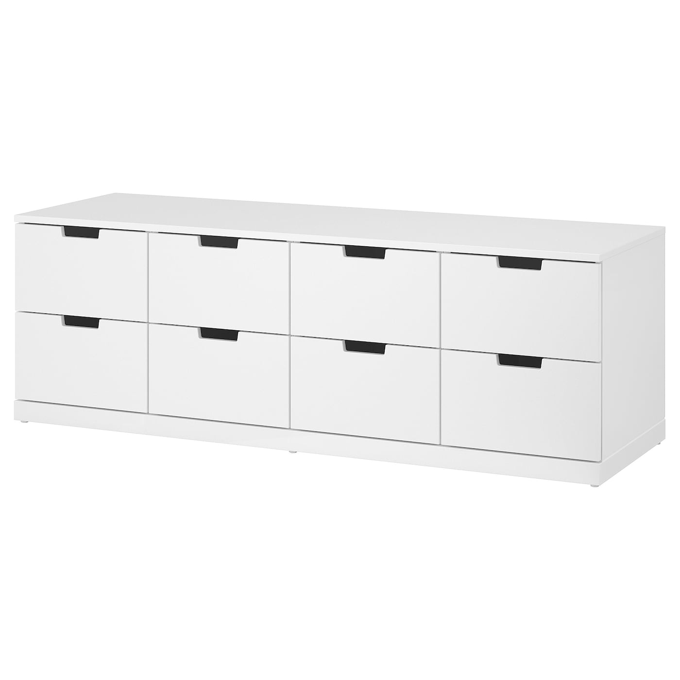 IKEA NORDLI Cassettiera con 8 cassetti bianco 160x54 cm