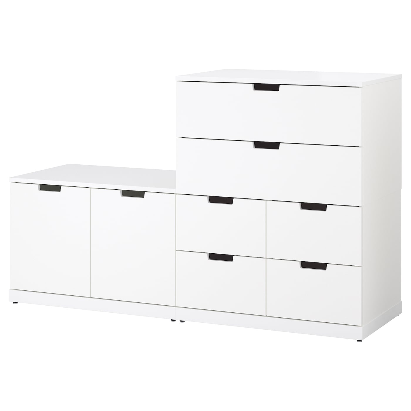 IKEA NORDLI Cassettiera con 8 cassetti bianco 160x99 cm