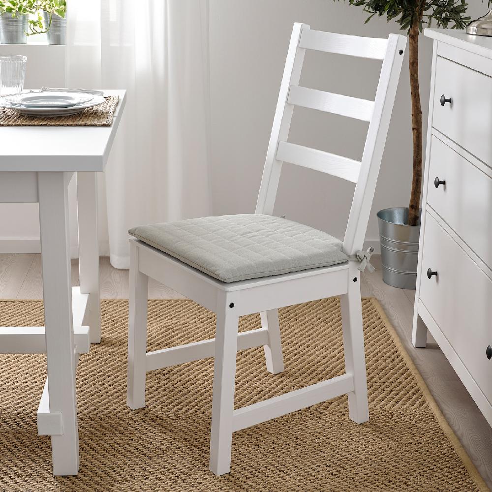 IKEA NORDVIKEN Cuscino Per Sedia Beige 44/40x43x4 Cm