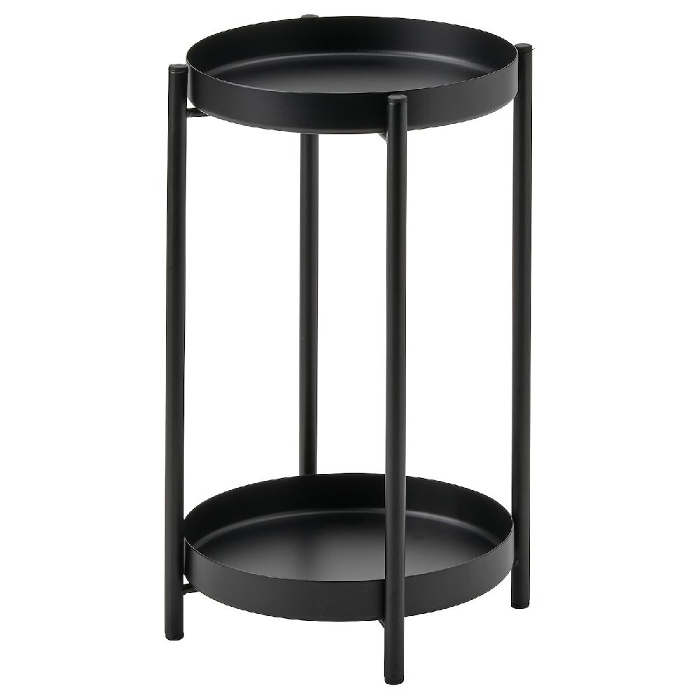 IKEA OLIVBLAD Piedistallo per piante da interno/esterno nero 35 cm
