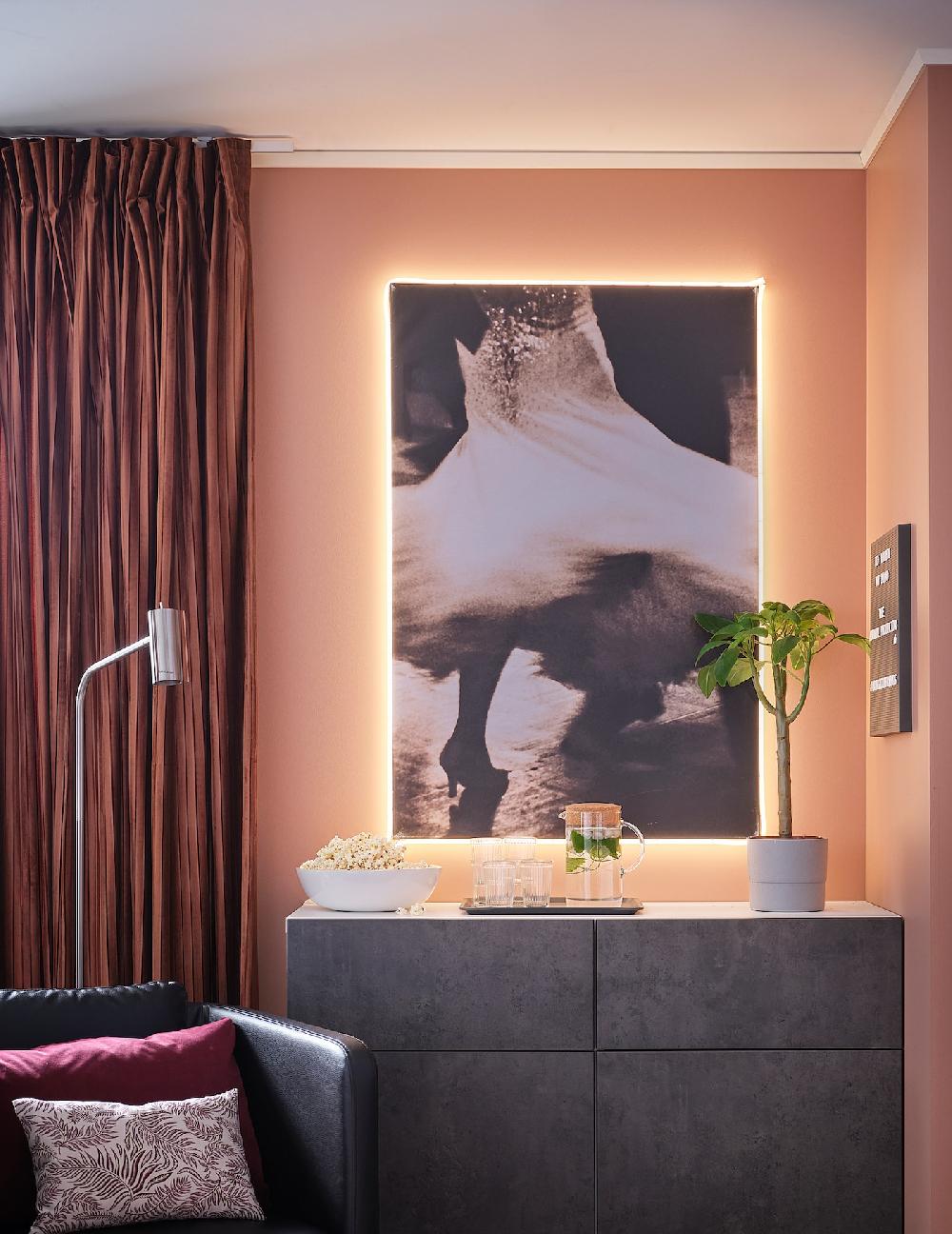 IKEA ORMANÄS Barra Luminosa A LED Smart Intensità Regolabile Wireless/colore E Spettro Bianco 4 M