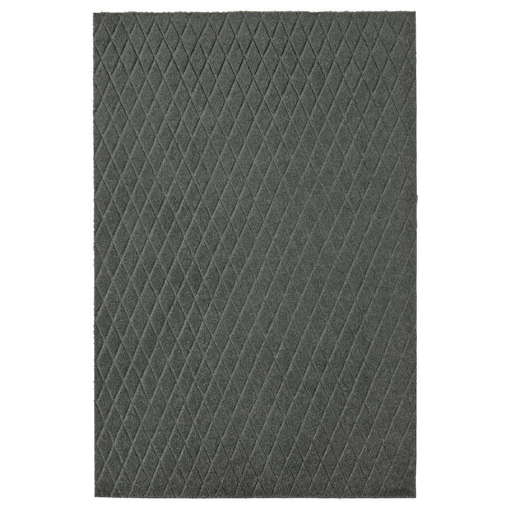 IKEA ÖSTERILD Zerbino da interno grigio scuro 60x90 cm