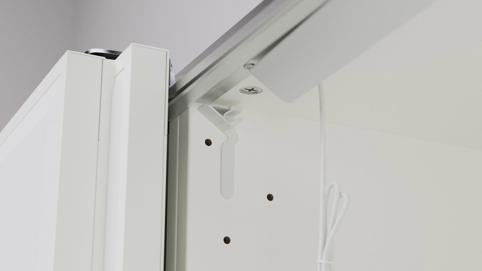 IKEA ÖVERSIDAN Barra Luminosa LED Guardaroba/sens Intensità Luminosa Regolabile Bianco 71 Cm