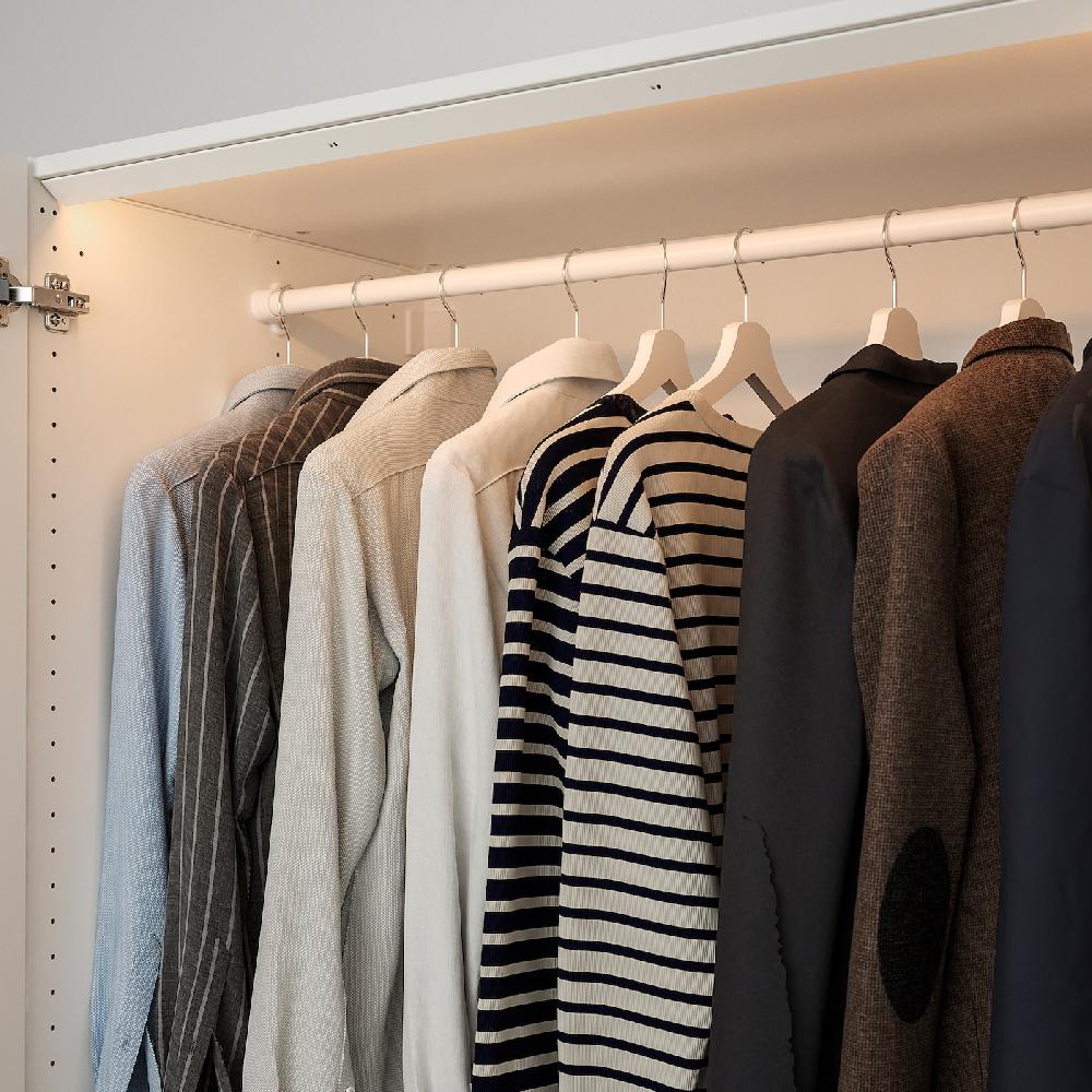 IKEA ÖVERSIDAN Barra Luminosa LED Guardaroba/sens Intensità Luminosa Regolabile Bianco 96 Cm