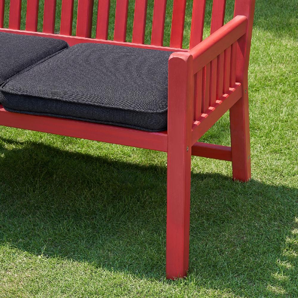 IKEA PÄRONHOLMEN Panca Con Schienale Da Giardino Rosso/Järpön/Duvholmen Antracite