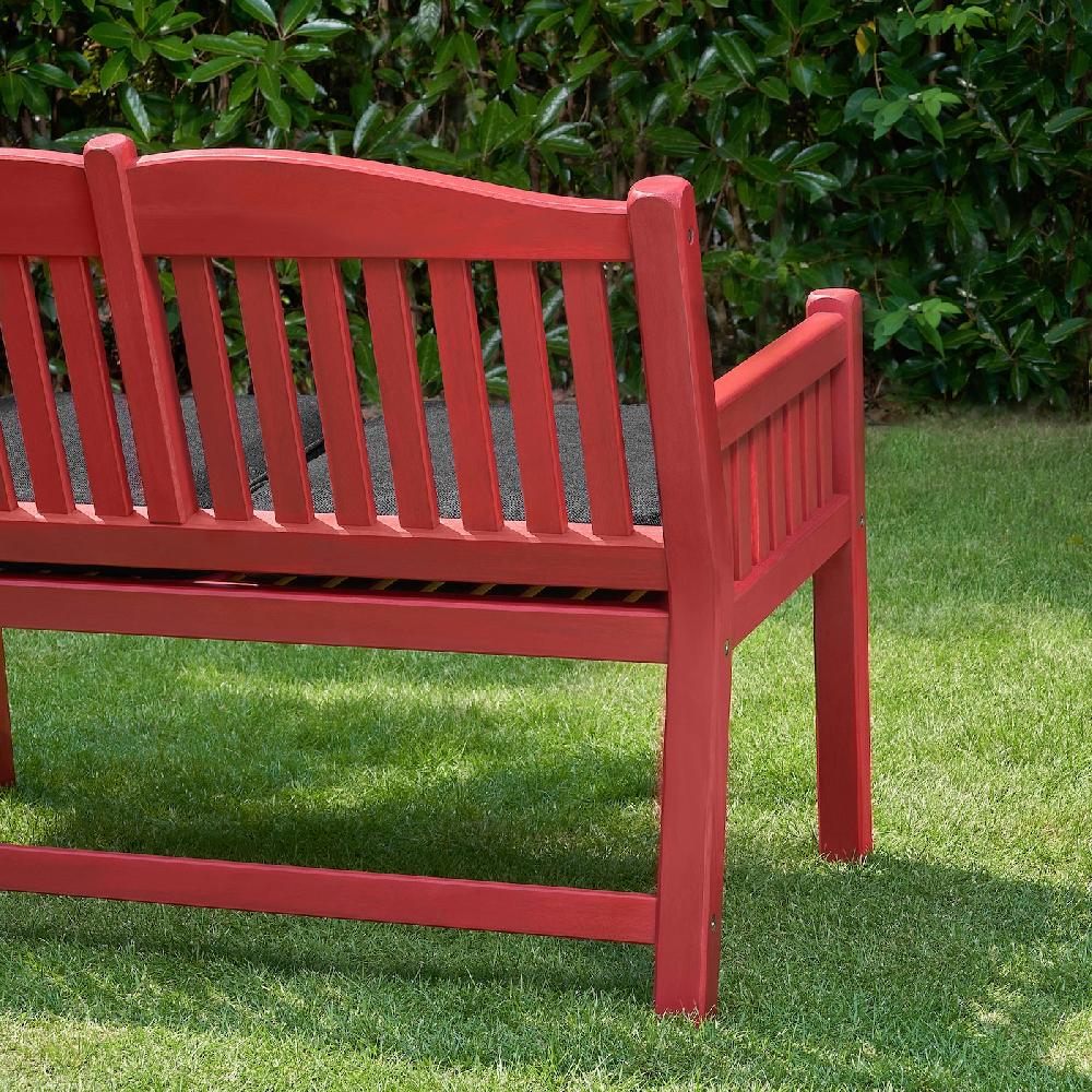 IKEA PÄRONHOLMEN Panca Con Schienale Da Giardino Rosso/Järpön/Duvholmen Antracite