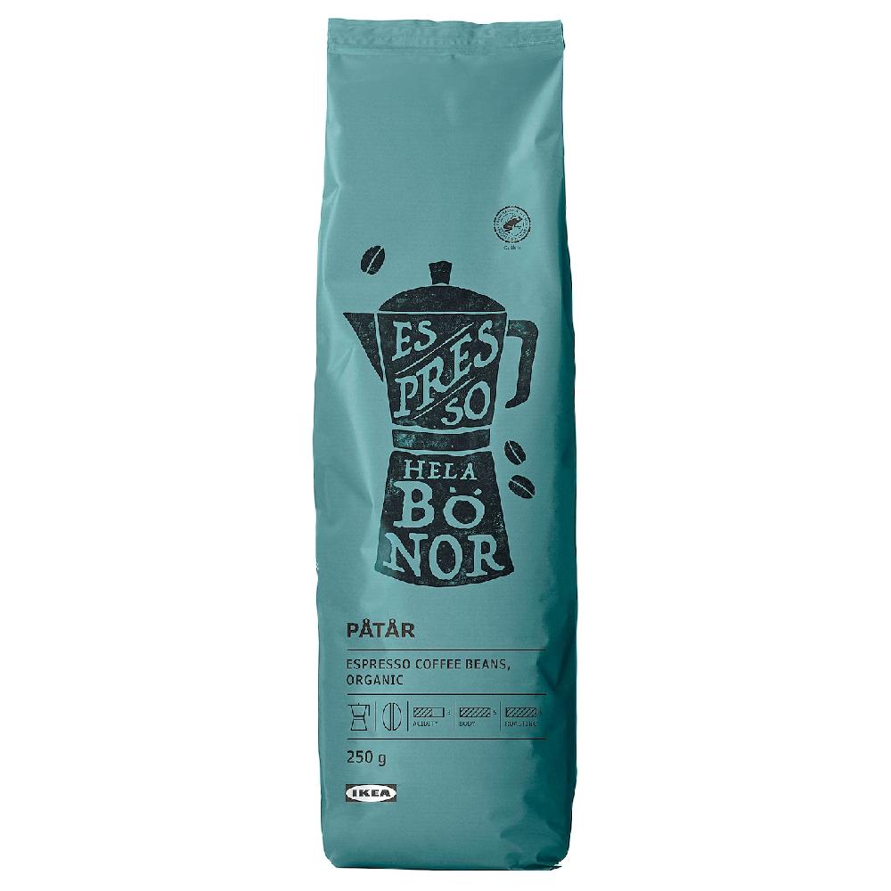 IKEA PÅTÅR Caffè espresso in grani tostatura forte biologico/Certificato Rainforest Alliance 250 g