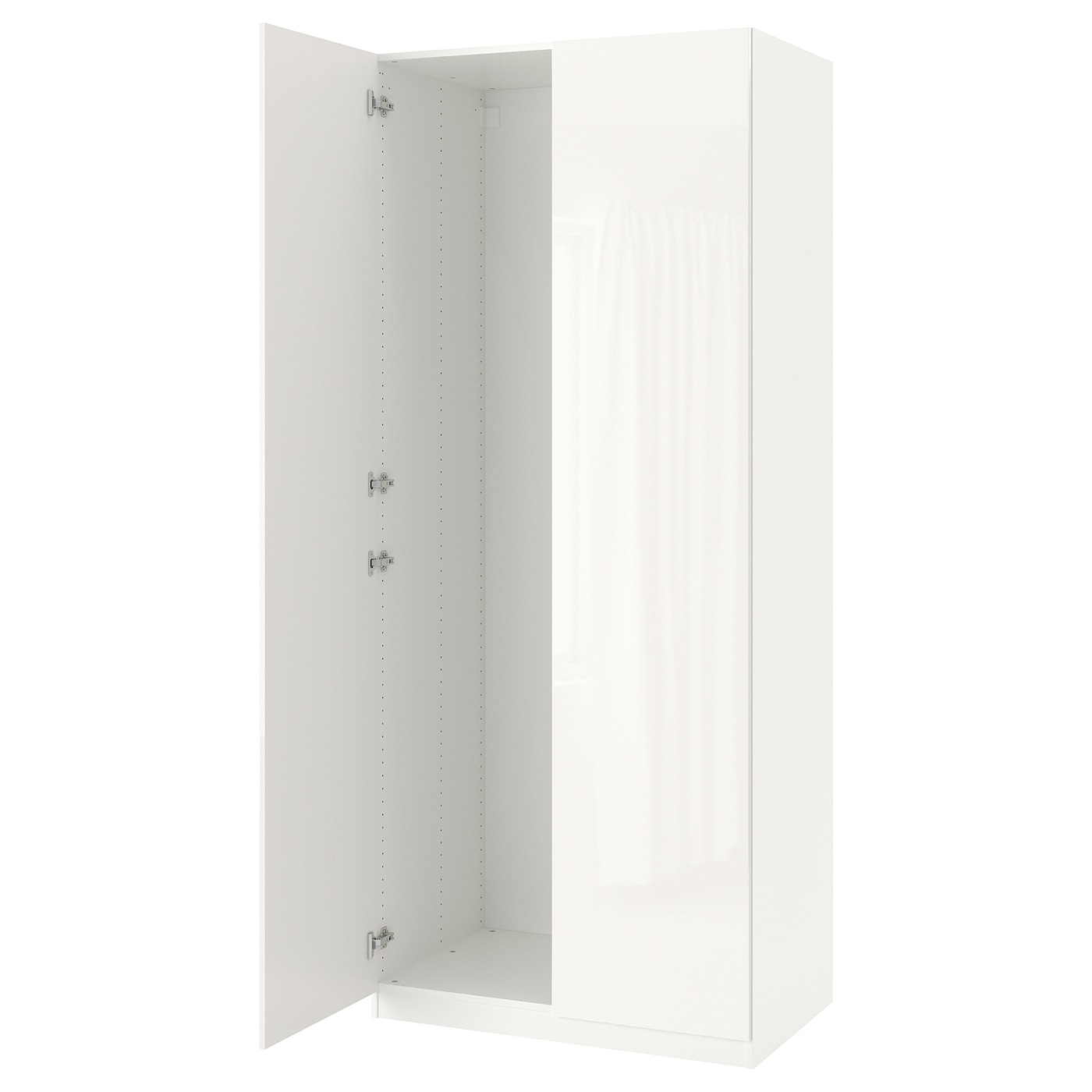IKEA PAX / FARDAL Combinazione di guardaroba bianco/lucido/bianco 100x60x236 cm