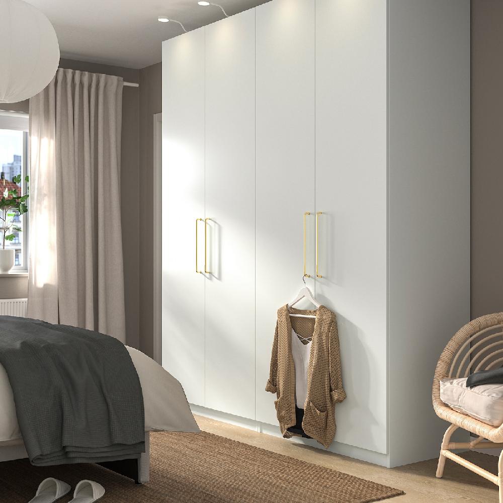 IKEA PAX / FORSAND Guardaroba Bianco/bianco 200x60x236 Cm
