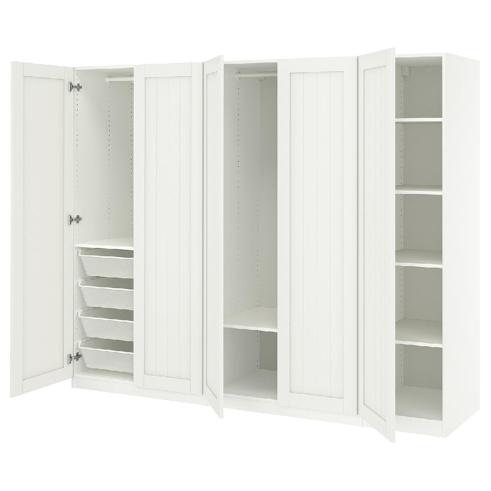IKEA PAX / GULLABERG Combinazione di guardaroba bianco/bianco 250x60x201 cm