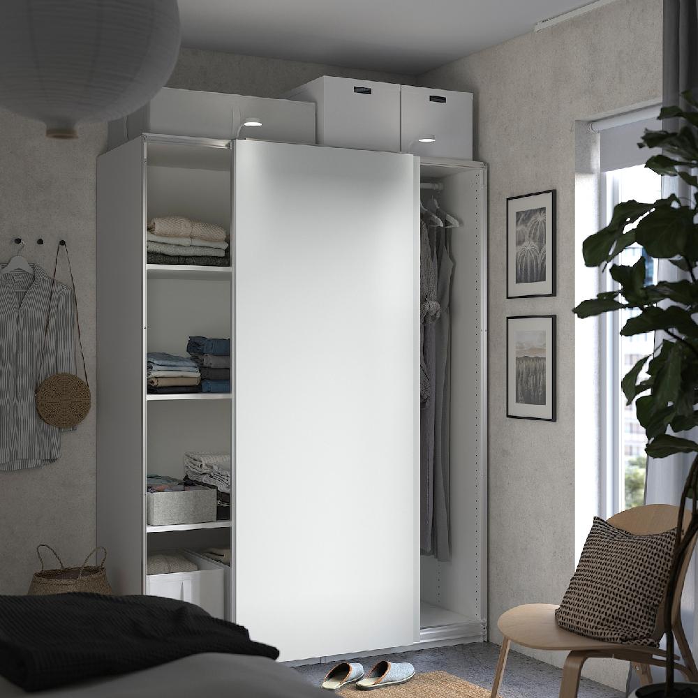 IKEA PAX / HASVIK Guardaroba Bianco/bianco 150x66x201 Cm