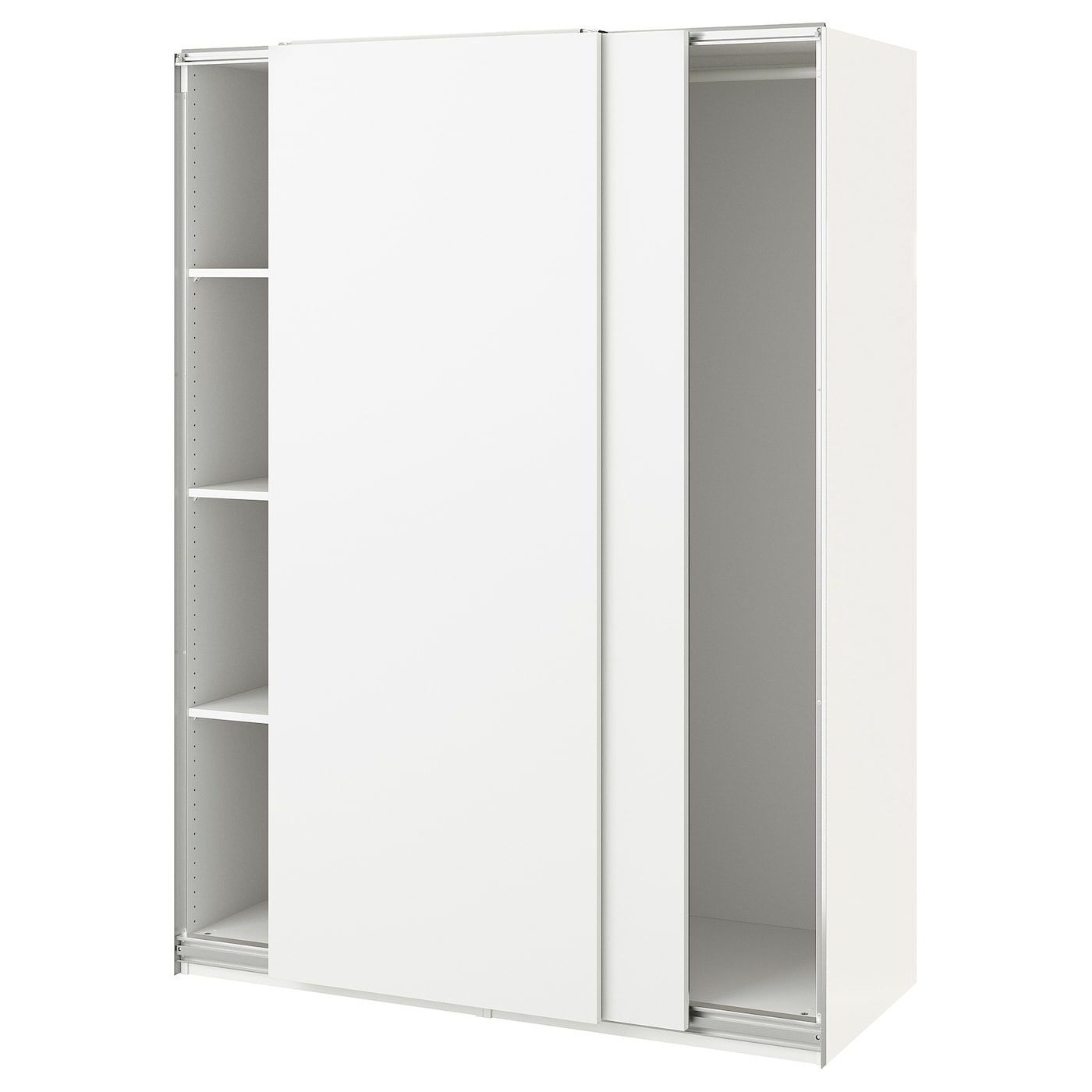 IKEA PAX / HASVIK Guardaroba bianco/bianco 150x66x201 cm