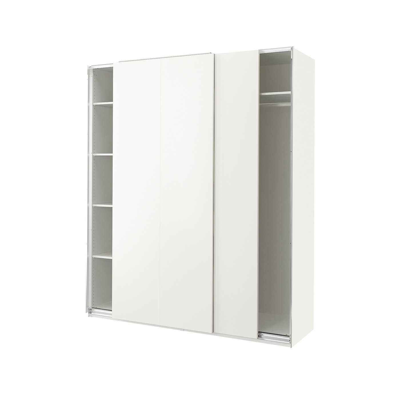 IKEA PAX / HASVIK Guardaroba bianco/bianco 200x66x236 cm