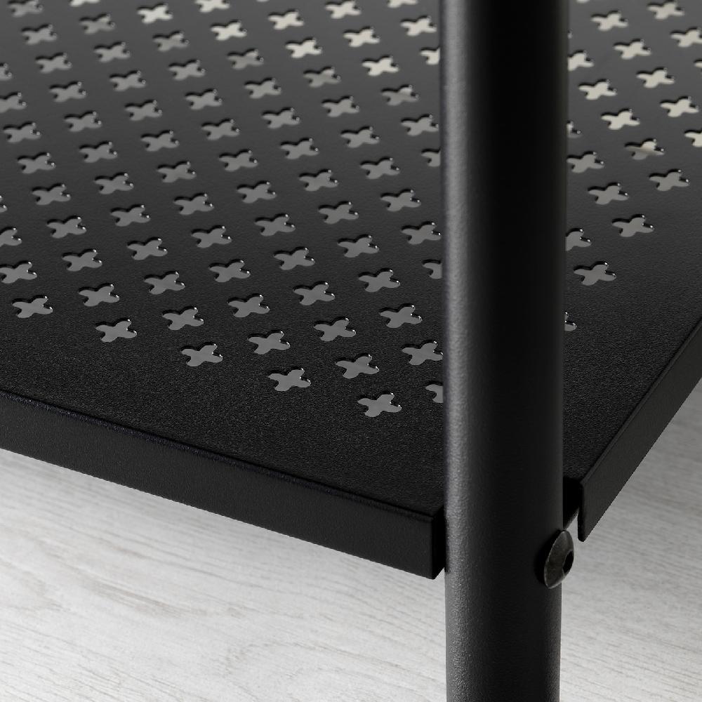 IKEA PINNIG Attaccap/rastrelliera Scarpe/panca Nero 193x37x90 Cm