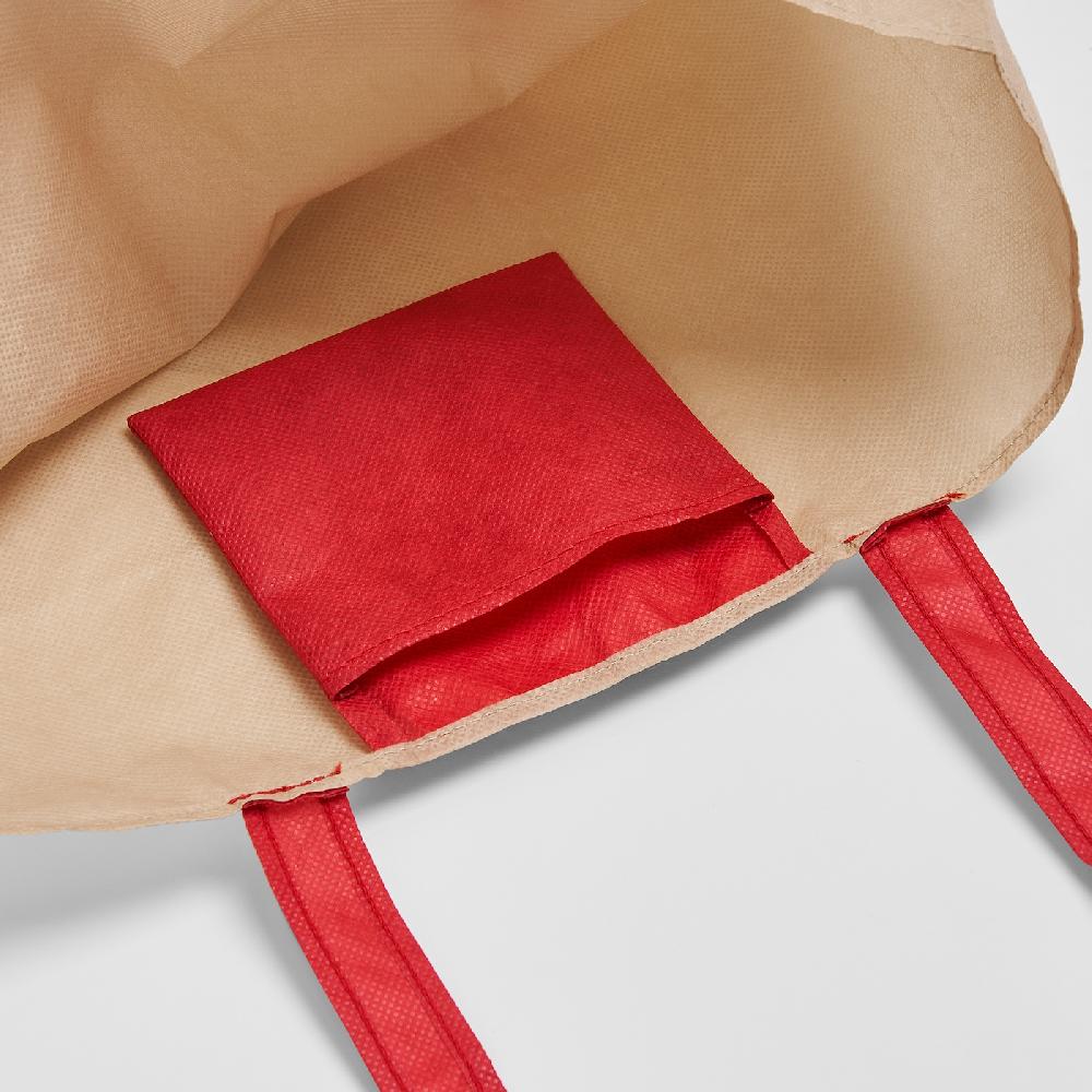 IKEA PLANTERING Borsa Portatutto Marrone Chiaro/rosso 45x36 Cm