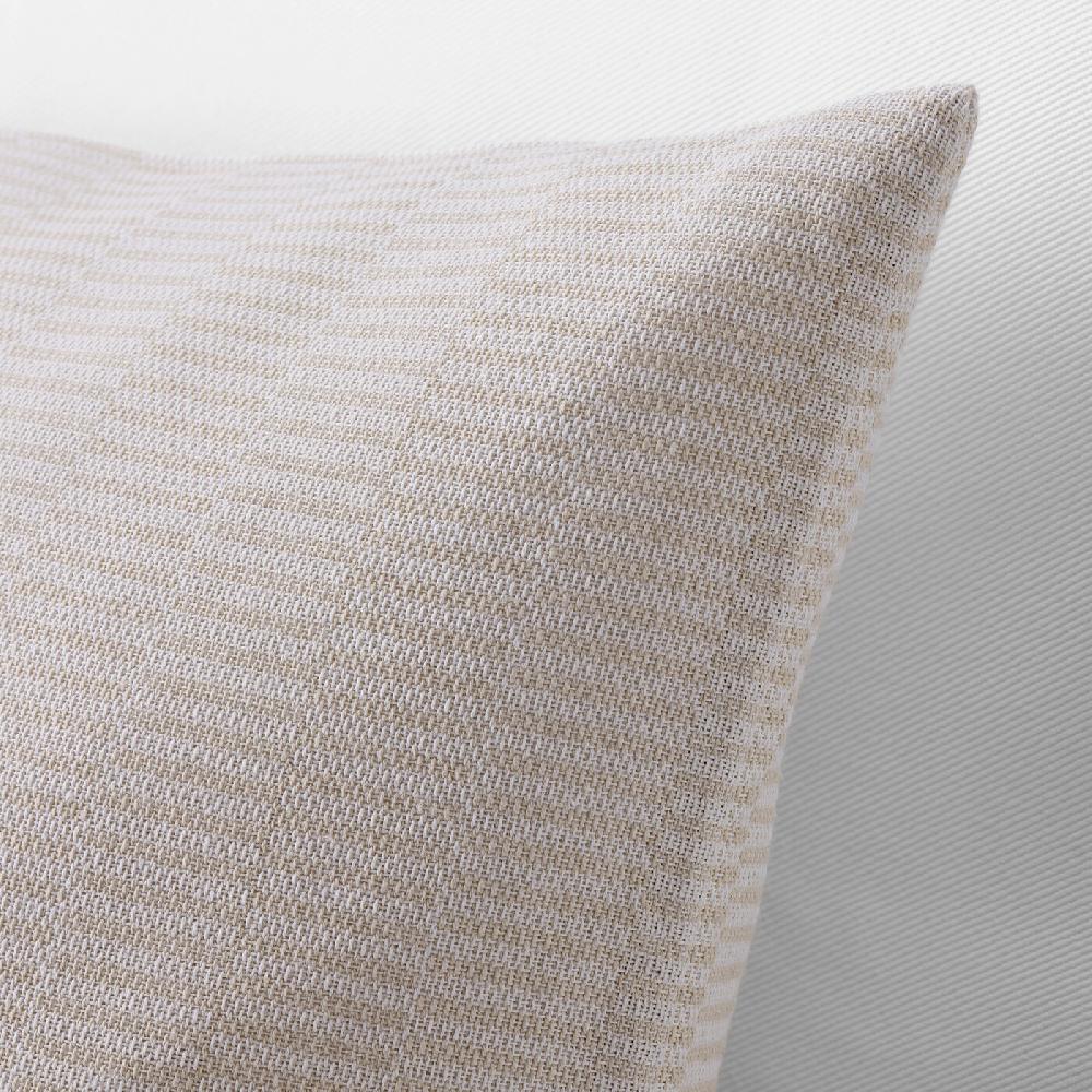 IKEA PLOMMONROS Fodera Per Cuscino Beige/bianco 50x50 Cm