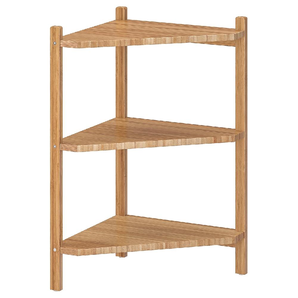 IKEA RÅGRUND Sottolavabo/scaffale Angolare Bambù 34x60 Cm