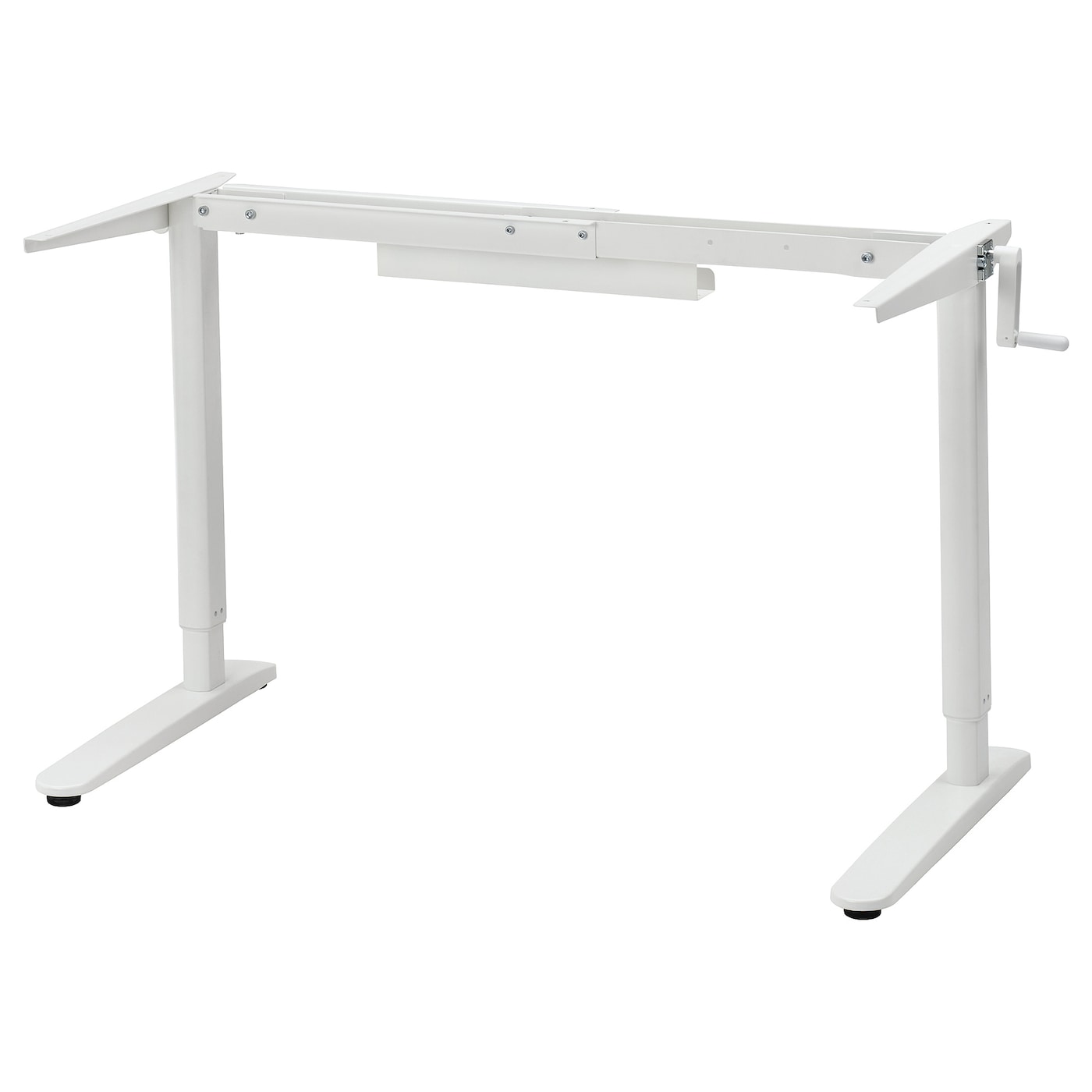 IKEA RELATERA Base regolabile per piano tavolo bianco 90/117 cm