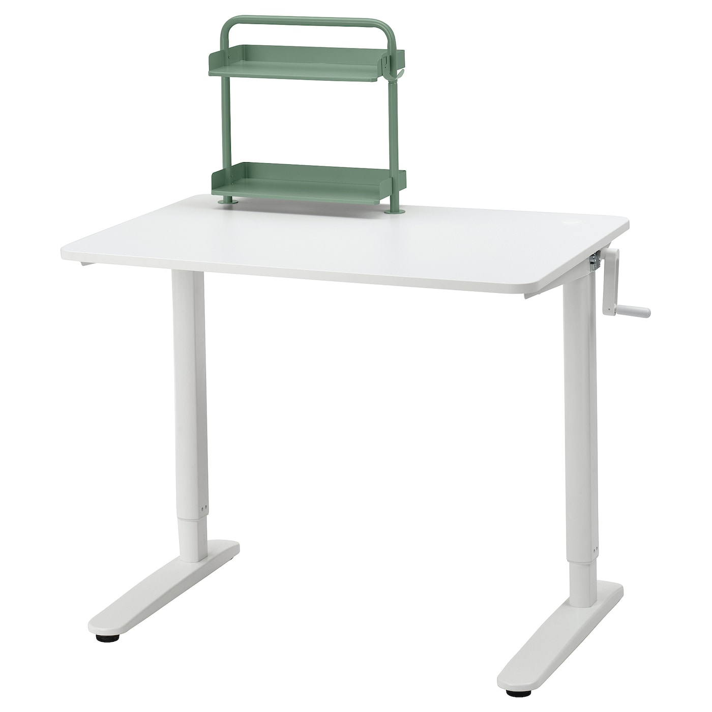 IKEA RELATERA Combinaz scrivan regolab in altezza bianco 90x60 cm
