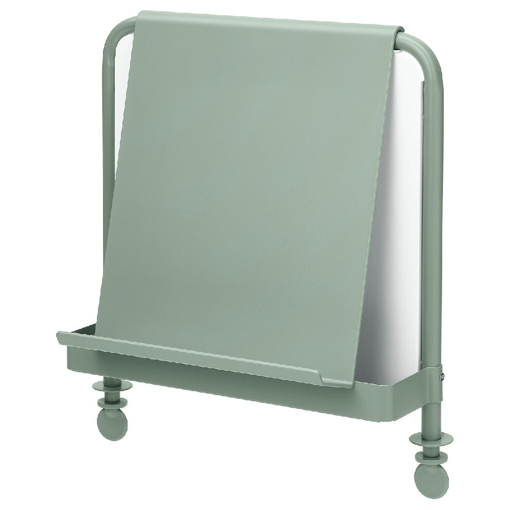 IKEA RELATERA Lavagna/lavagna Bianca 2 Pezzi Grigio Chiaro-verde