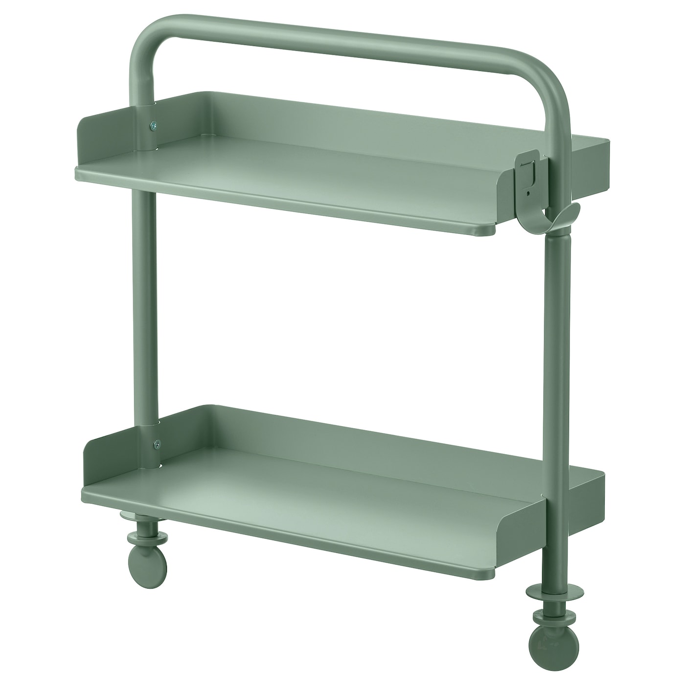 IKEA RELATERA Scaffale per scrivania grigio chiaro-verde 40x37 cm