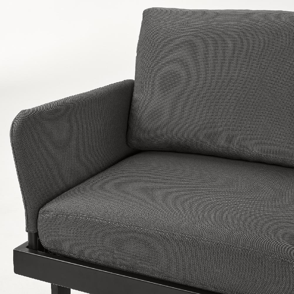 IKEA REVSKÄR Set Di Mobili 3 Posti Da Esterno Antracite/Frösön/Duvholmen Grigio Scuro