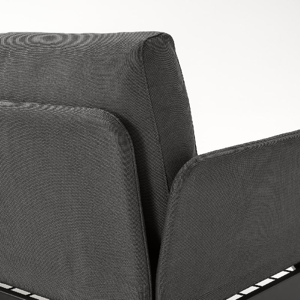 IKEA REVSKÄR Set Di Mobili 3 Posti Da Esterno Antracite/Frösön/Duvholmen Grigio Scuro
