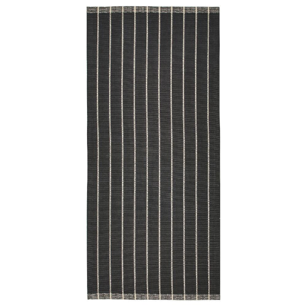 IKEA RIDSTIG Tappeto tessitura piatta grigio/bianco sporco 80x180 cm