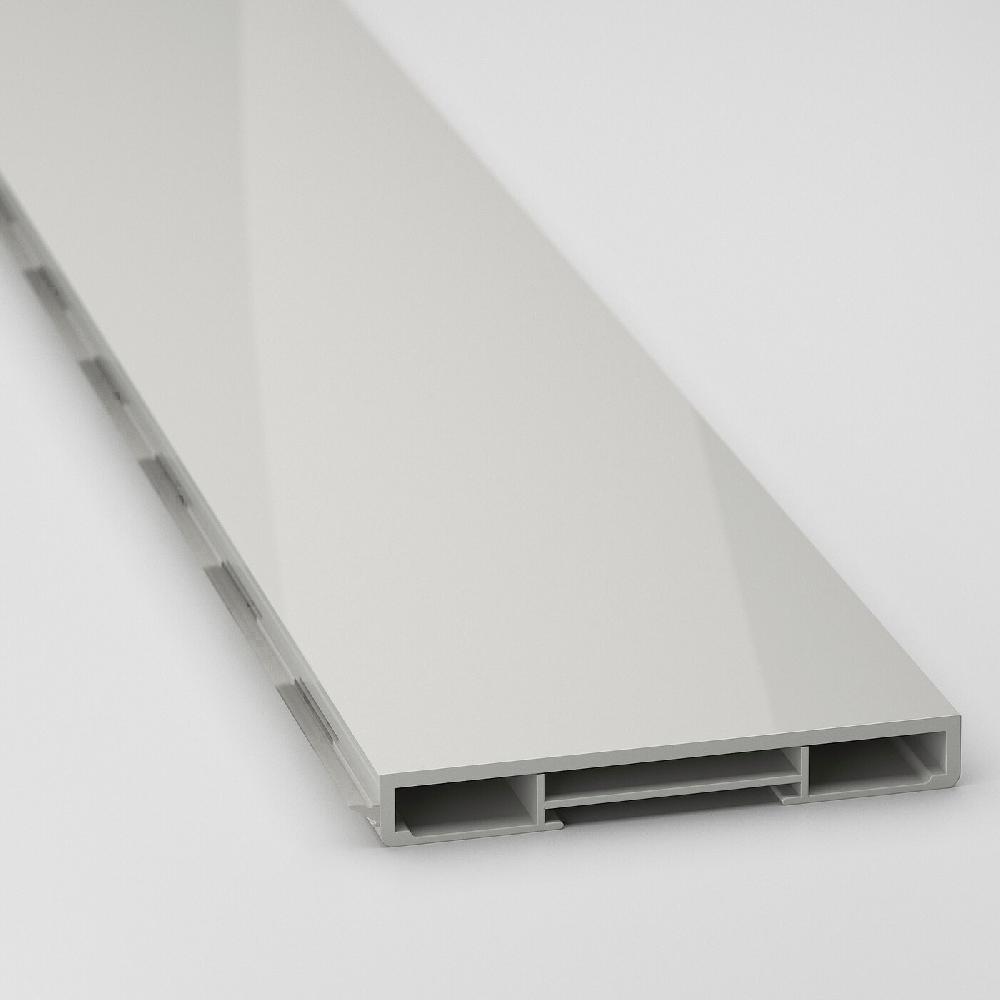 IKEA RINGHULT Zoccolo Lucido Grigio Chiaro 220x8 Cm