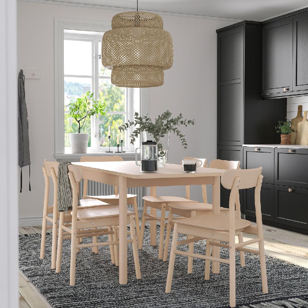 IKEA RÖNNINGE Tavolo Allungabile Betulla 118/173x78 Cm