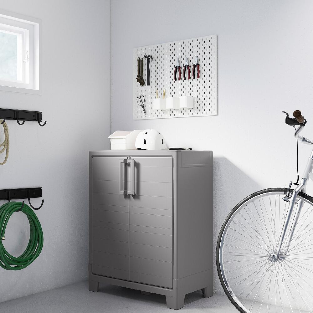 IKEA RUNMARÖ Mobile Con Ante Grigio Scuro Interno/da Esterno 80x44x100 Cm