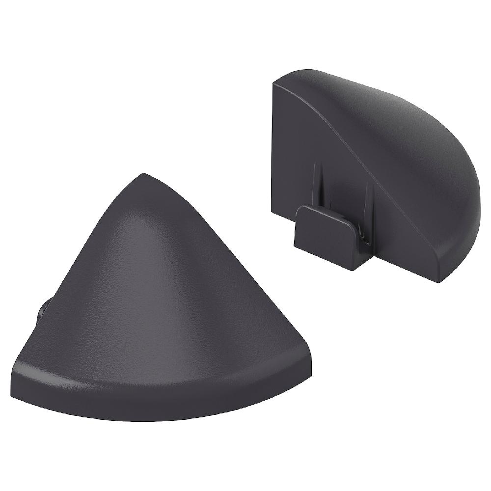 IKEA RUNNEN Bordo angolare pavimento da esterno grigio scuro