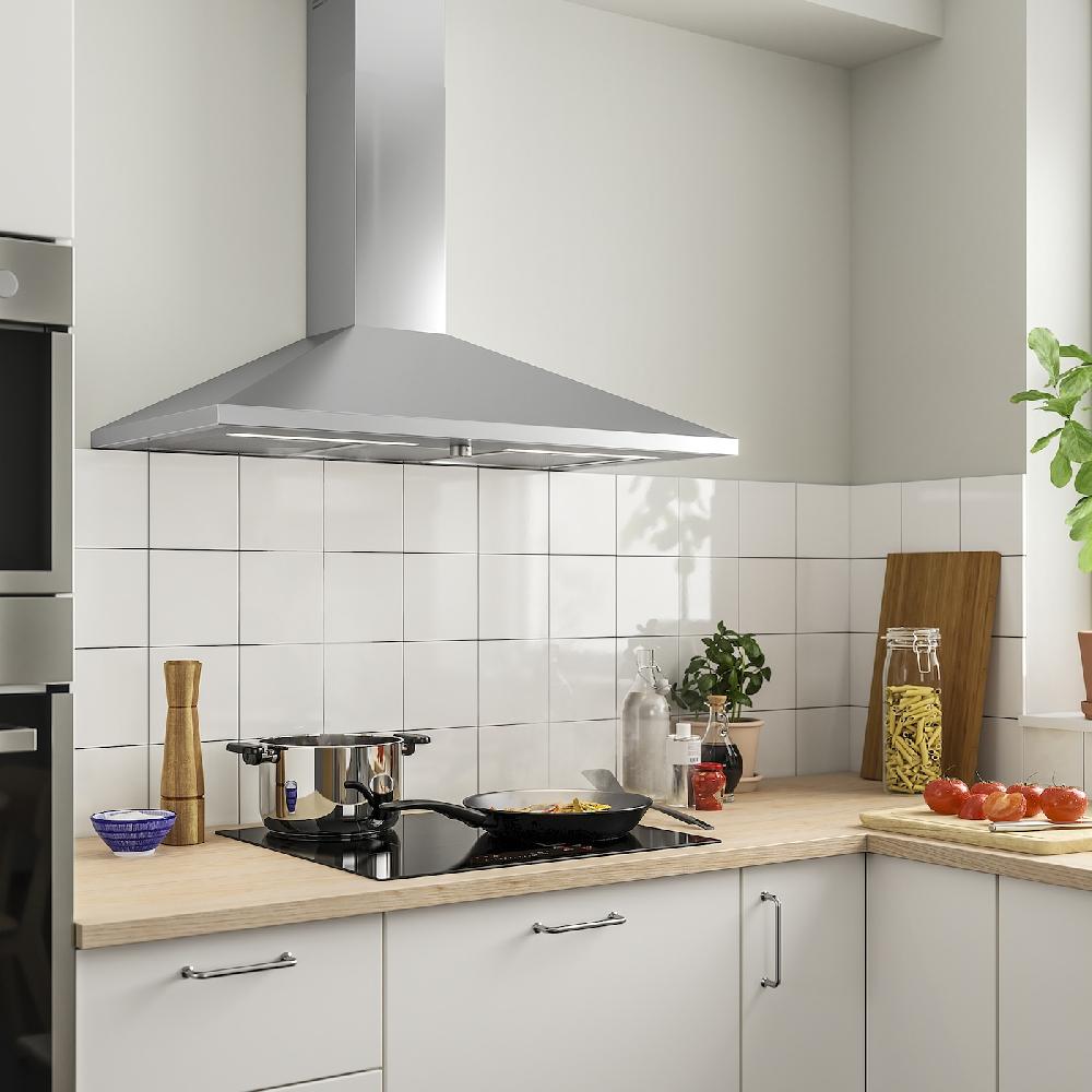 IKEA RYTMISK Cappa Da Fissare Alla Parete Inox 90 Cm