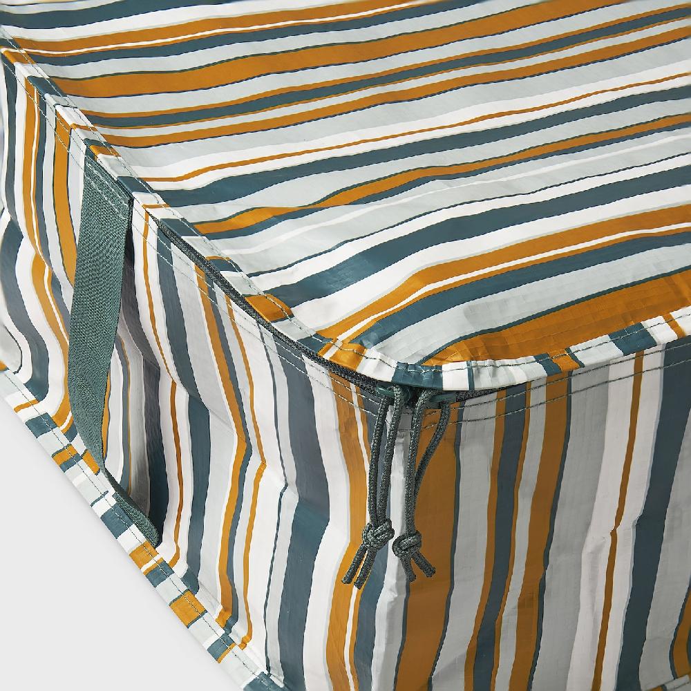 IKEA SÄCKKÄRRA Custodia Multicolore A Righe 69x51x19 Cm