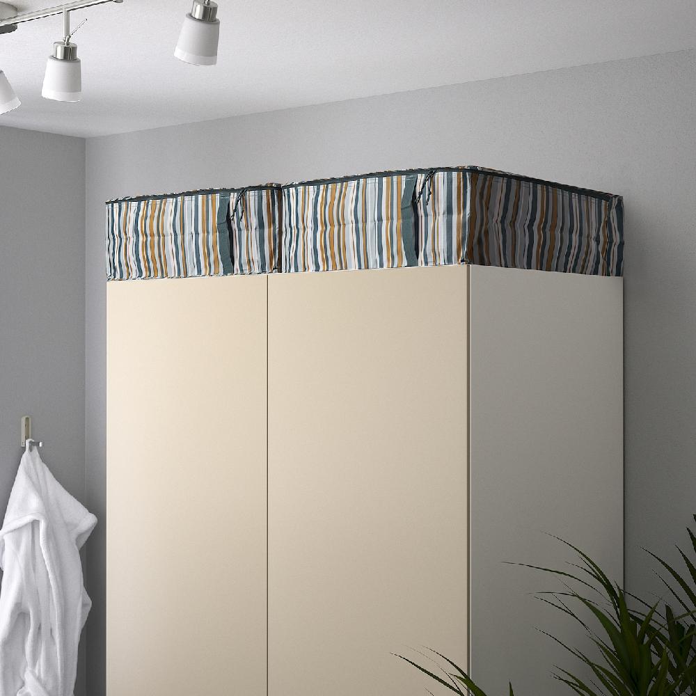 IKEA SÄCKKÄRRA Custodia Multicolore A Righe 69x51x19 Cm