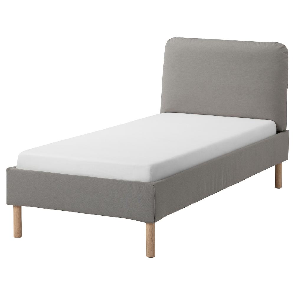 IKEA SAGESUND Struttura letto imbottita Diseröd marrone 90x200 cm