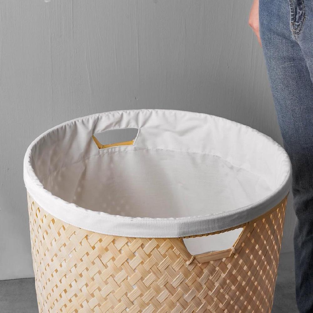 IKEA SALUDING Cesta Per Bucato Fatto A Mano Bambù 50 L