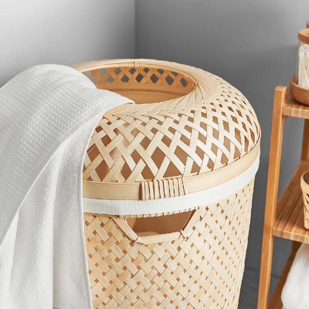 IKEA SALUDING Cesta Per Bucato Fatto A Mano Bambù 50 L