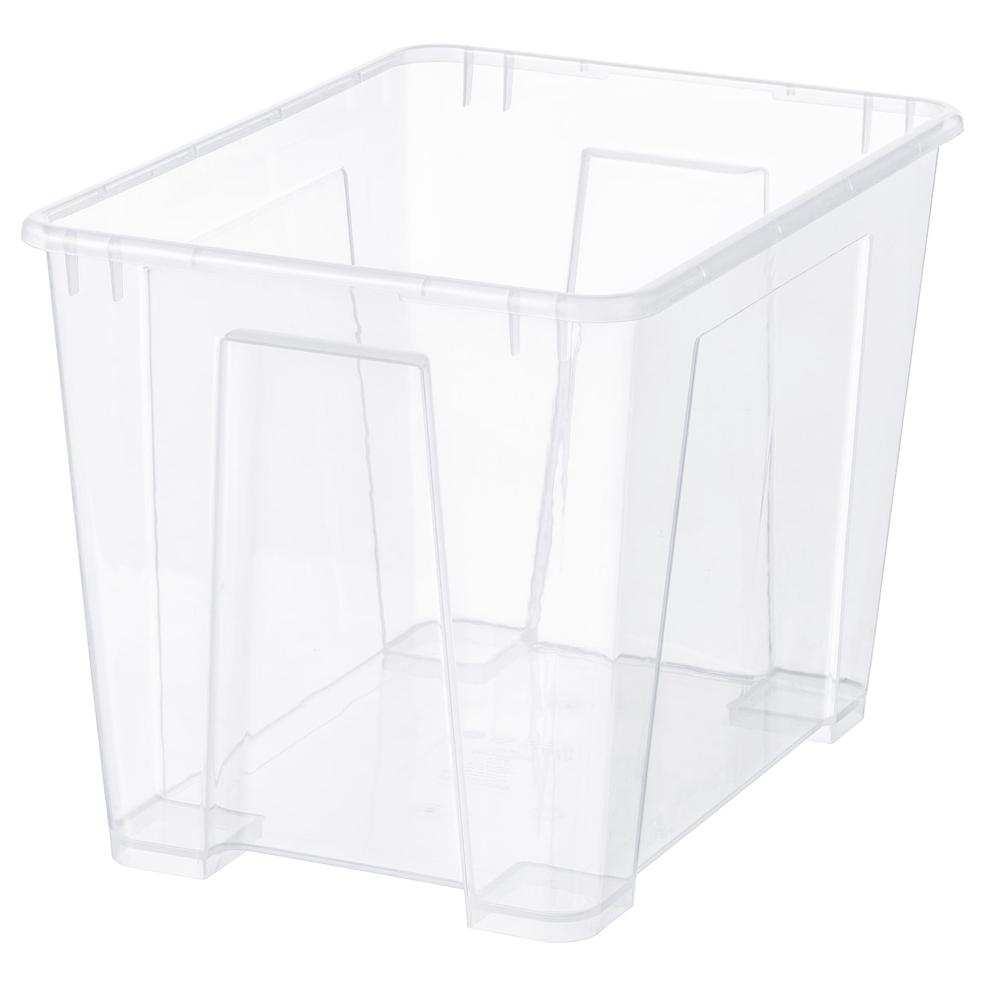 IKEA SAMLA Contenitore trasparente 39x28x28 cm/22 l