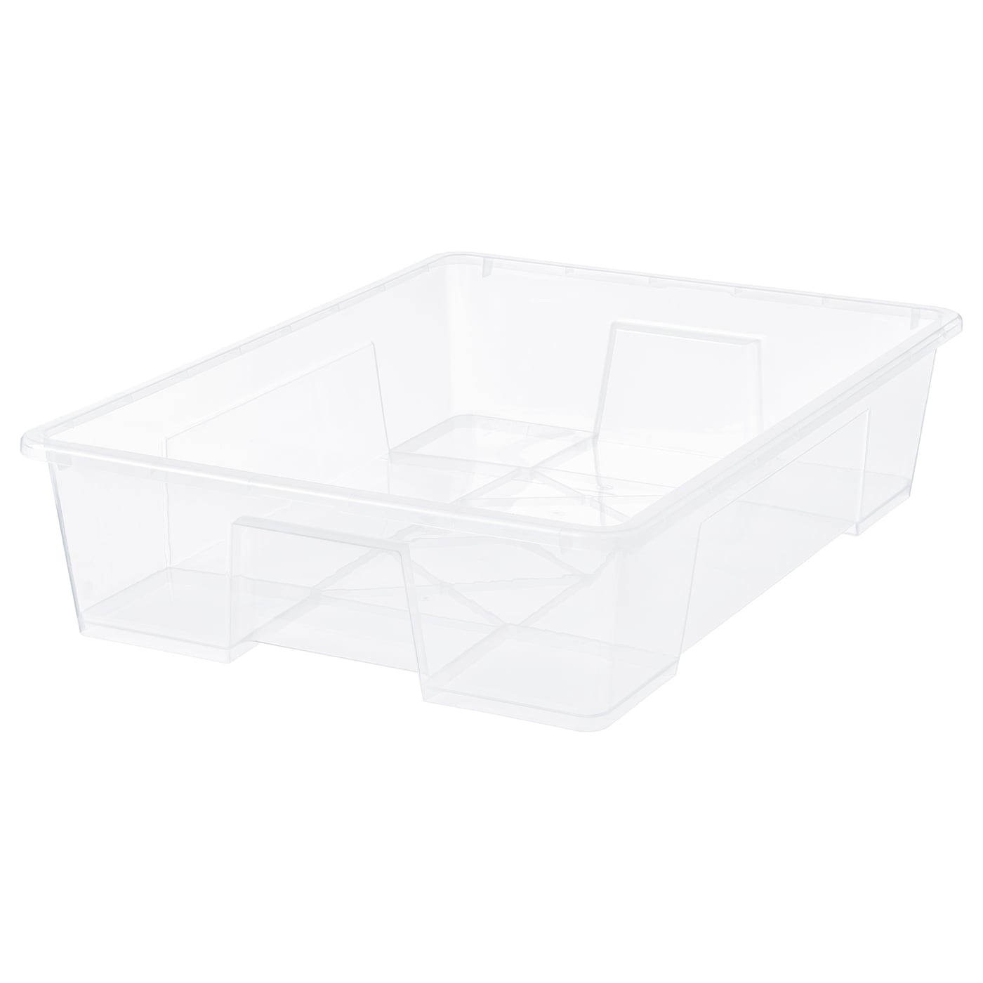 IKEA SAMLA Contenitore trasparente 78x56x18 cm/55 l
