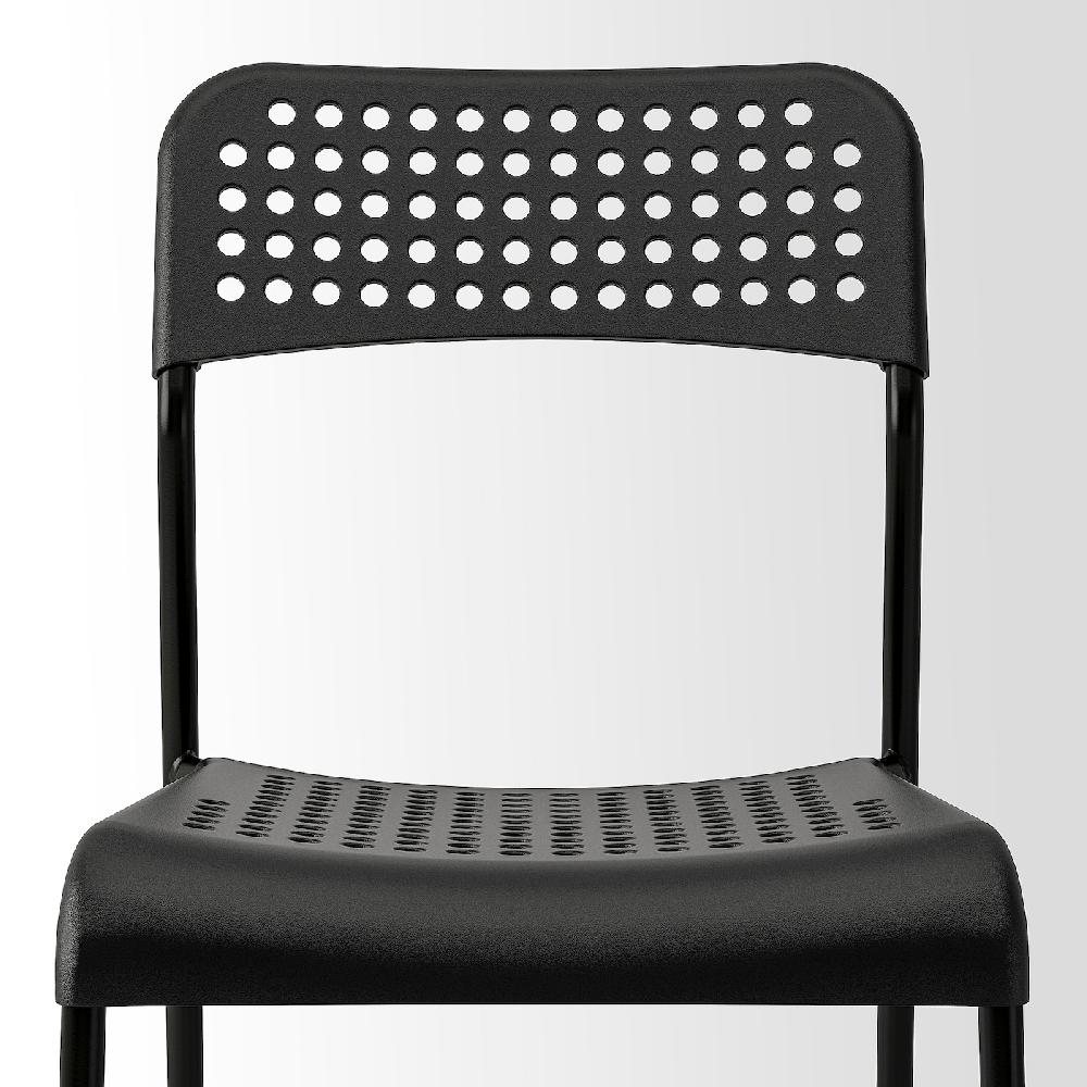 IKEA SANDSBERG / ADDE Tavolo E 4 Sedie Nero/nero 110x67 Cm