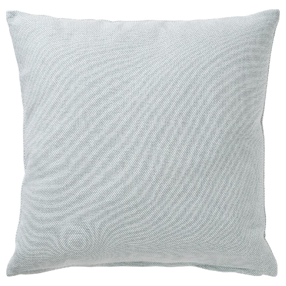 IKEA SANDTRAV Fodera per cuscino azzurro/bianco 45x45 cm